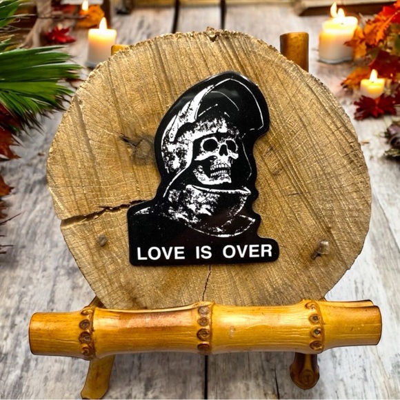 NEW 4 Love Sick Skeletons Waterproof Vinyl Stickers - Picture 5 of 7